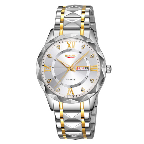 Skmei 9369TGDSI Gold-Silver