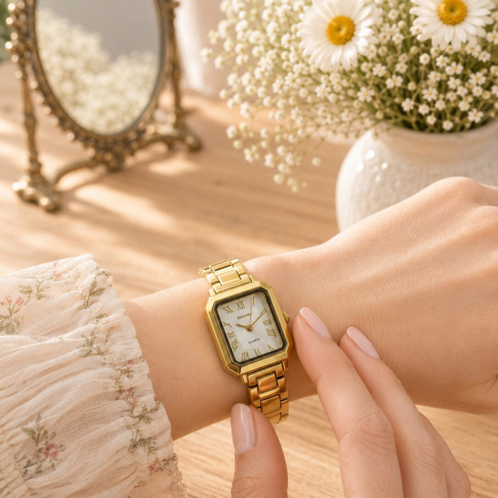 Skmei 2582GDSI Gold-Silver