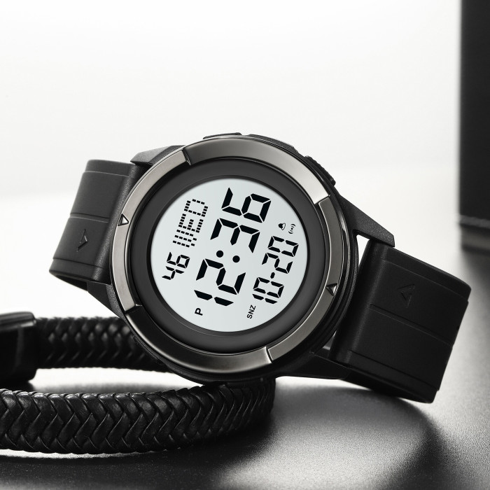Skmei 2047BKWT Black-Silver