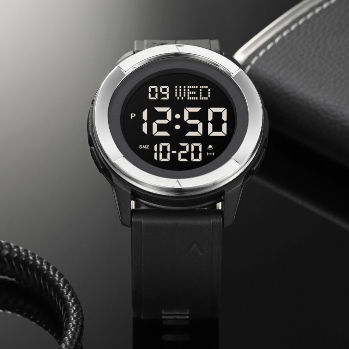 Skmei 2047BKWT Black-Silver