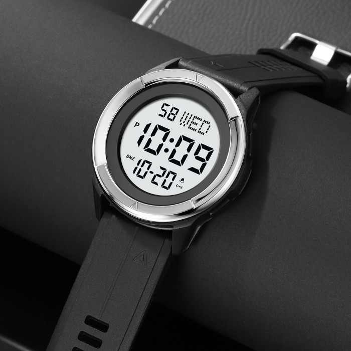 Skmei 2047BKWT Black-Silver