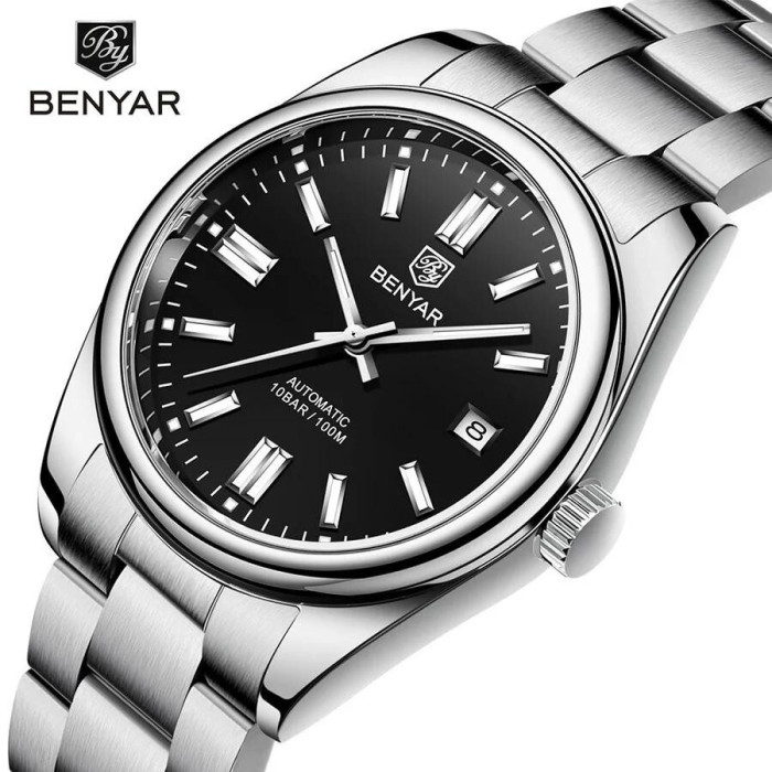 Наручний годинник Benyar BY-5185 Black