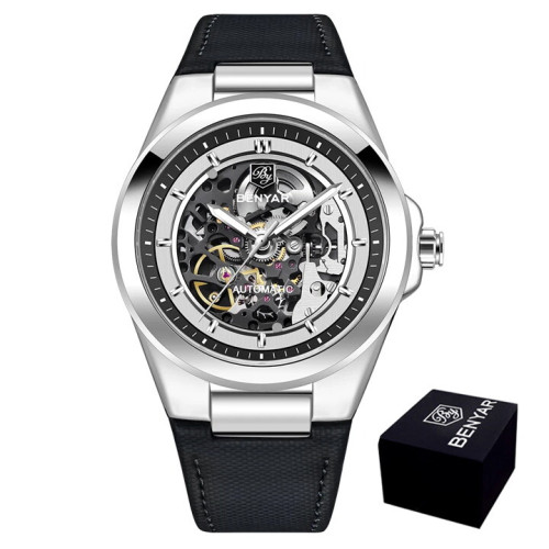 Наручний годинник Benyar BY-5207 Black-Silver-White