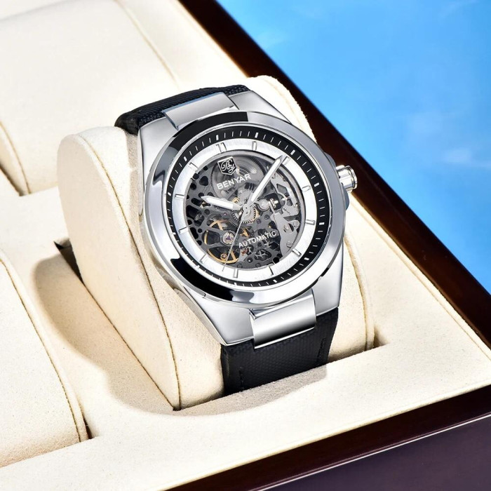 Наручний годинник Benyar BY-5207 Black-Silver-White