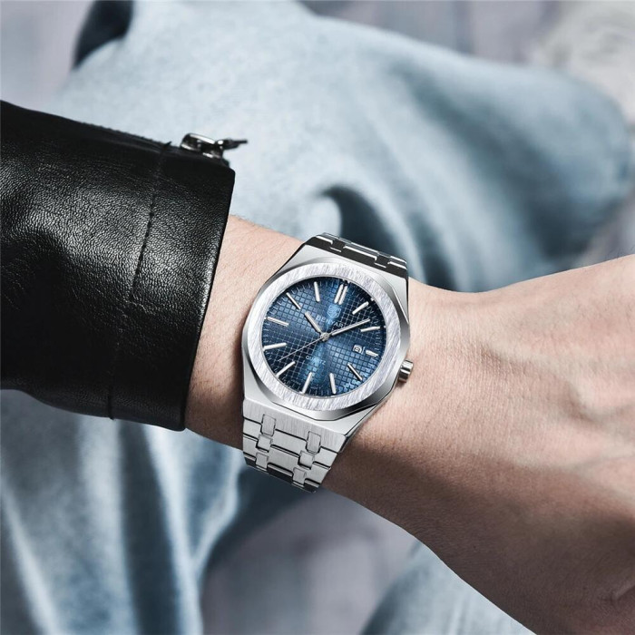 Наручний годинник Benyar BY-5156 Silver-Blue