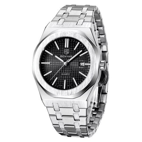 Наручные часы Benyar BY-5156 Silver-Black