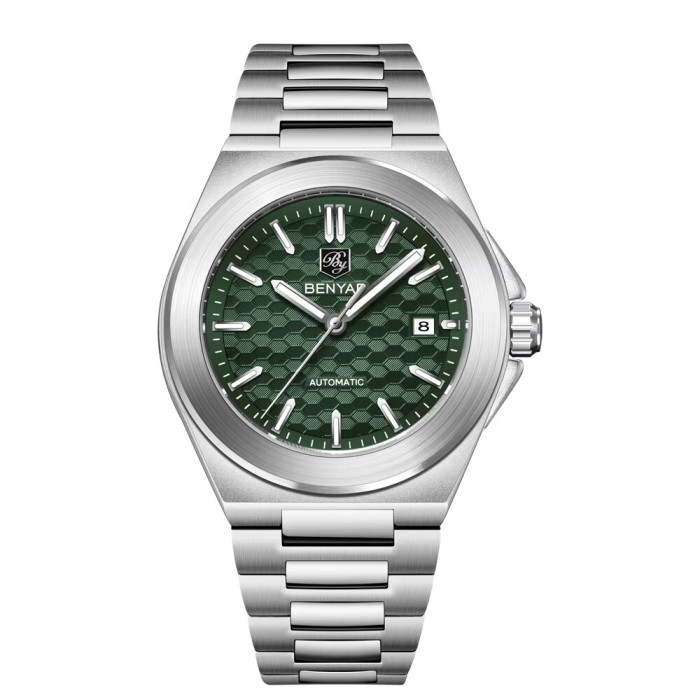 Наручний годинник Benyar BY-5219 Silver-Green